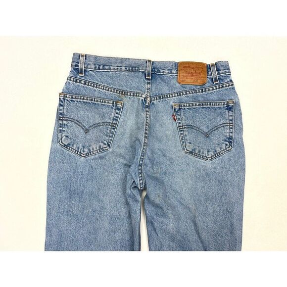 VINTAGE Levi's 550 Relaxed Fit Denim Jeans Men 34 X 31 Blue Tag Size 36 x 32 - Picture 7 of 14